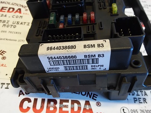 BSM Modul Peugeot Citroen BSM B3 9644038680 ind.C - Bild 2 von 2