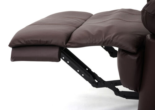 Fernsehsessel HWC-G15, Relaxsessel Liege Sessel, Leder + Kunstleder 103x83x91cm - Bild 12 von 17