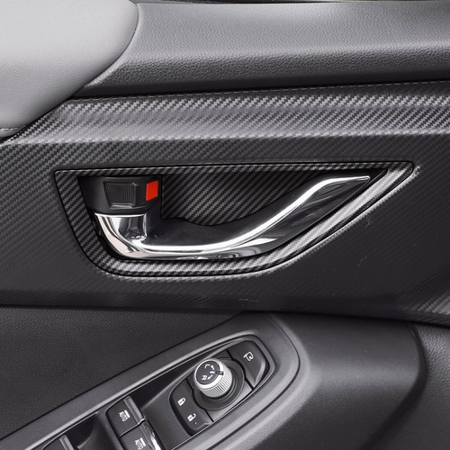 For Subaru Crosstrek 2024-2025 Carbon Fiber Inner Door Handle Panel frame Cover - Bild 5 von 7