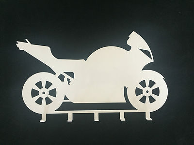 Coat Rack Wall Mounted Coat Rack Metal with 5 Hooks White or Red Painted 83x48cm