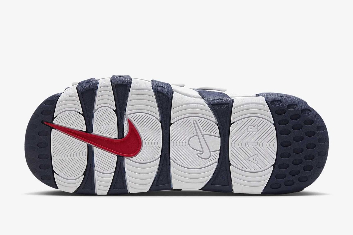 FQ8700-400 Nike Air More Uptempo Slide Olympic (FQ8699-400 FQ8700-400 Nike Air More Uptempo Slide Olympic (FQ8699-400