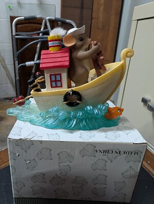 Fitz & Floyd Charming Tails ''YOU TUG AT MY HEART'' Figurine 87/126