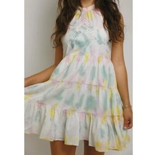 Urban Outfitters Head In The Clouds Halter Mini Dress | Size Large