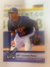 Cristian Perez 2019 Wilmington Blue Rocks Team Card