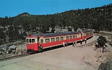 Copper Canyon Mexico Divisadero Train Railroad Station Depot Vtg Postcard F2