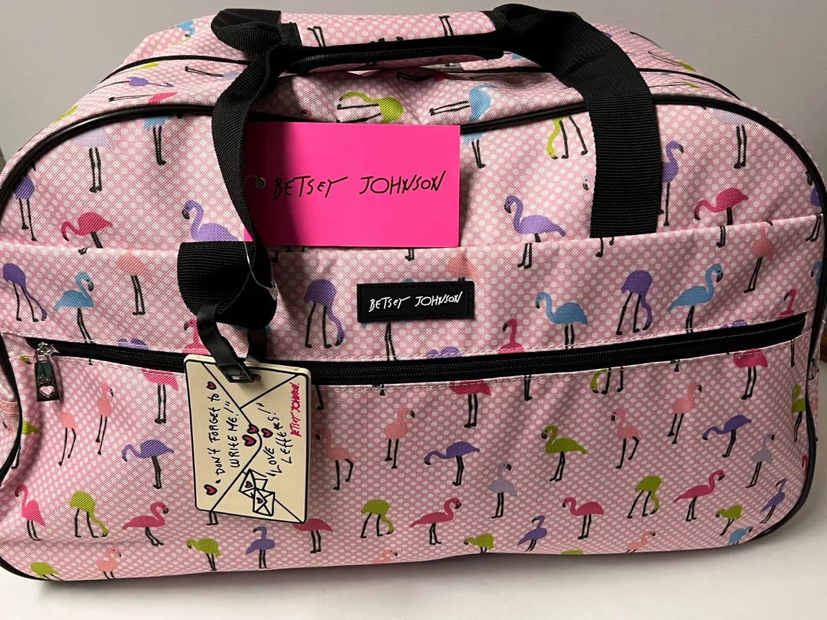 Betsey johnson rolling duffel sales