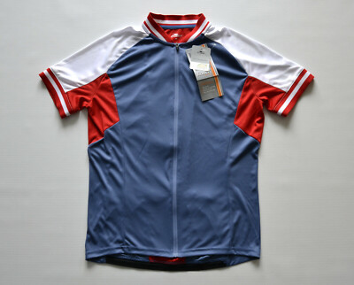 New CRANE TechTex Mens Cycle Top Herren Fahrrad Trikot Size 40 Short Sleeve