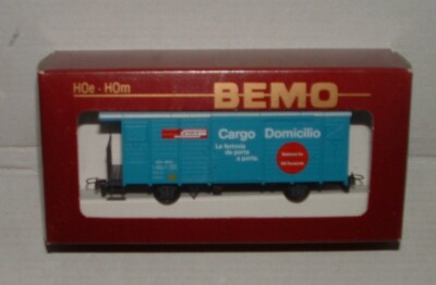 Bemo 2283 127 Covered Freight Car Rhb Gbk 5647 '' Cargo Domicillio '' H0e/H0m#