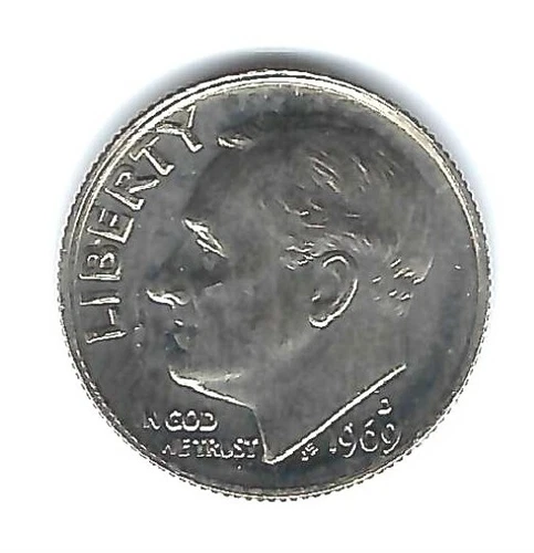 1969-D Denver Brilliant Uncirculated Roosevelt Ten Cent Dime!