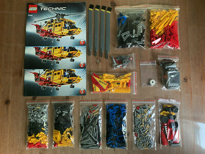 LEGO Technic Helicopter (9396) - LIKE NEW + POWERFUNC.-MOTOR - 100 