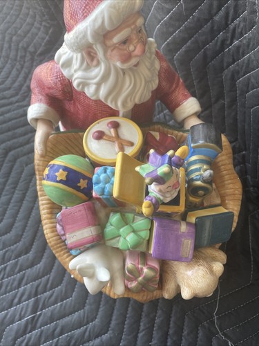Fitz and Floyd Old Fashioned Christmas Cookie Jar Complete With Box!! - Picture 12 of 14