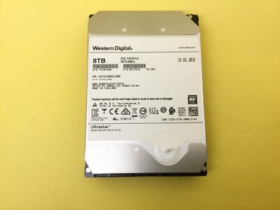 WD 8TB 7.2K RPM SATA 6Gb/s 256MB 3.5'' 512e HDD HUH721008ALE600