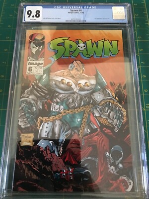 Spawn #6  CGC 9.8  1st Appearances of Overt-kill and Tony Twist  Image 1992