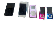 Ipod Classic And Mini Lot Of -5 mix UNTESTED.SOLD AS-IS.