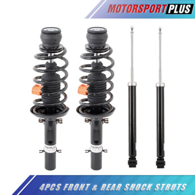 4PCS Front Rear Shocks Struts Absorbers For VW 2010 Beetle 1999-2009 Jetta Golf
