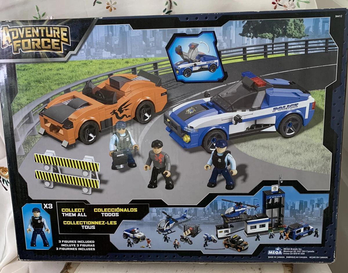 Mega Bloks ADVENTURE FORCE POLICE CHASE 183 Pieces eBay