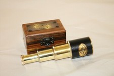 Vintage Ship Brass Telescope Marine Sailor Watching Trekking Royal Navy Device