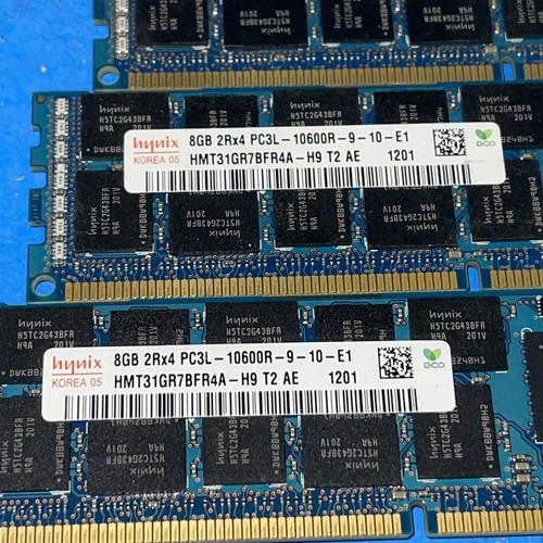 24GB (8GBX3) Hynix 8GB PC3-10600 DDR3-1333 Memory HMT31GR7BFR4A-H9 - Picture 2 of 3