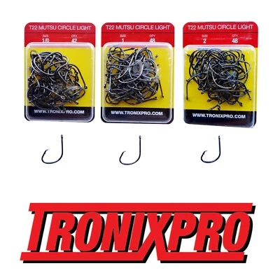 Tronixpro Tronix Pro Mutsu Kreis Meer Angelhaken 1/0 1 2