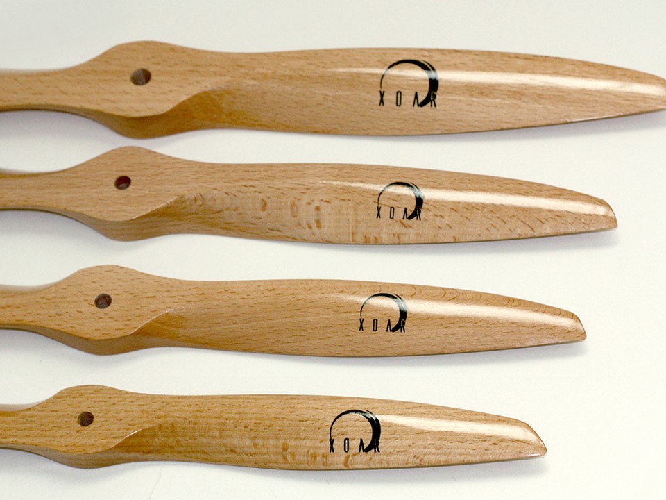 Elica Per Aereo RC Elica XOAR PJA 9x5 In Legno Per Aerei RC A Benzina - Luce, 2 Pale, Compatibile Con Molti Motori! Elica Per Motori A Benzina - Foto 6