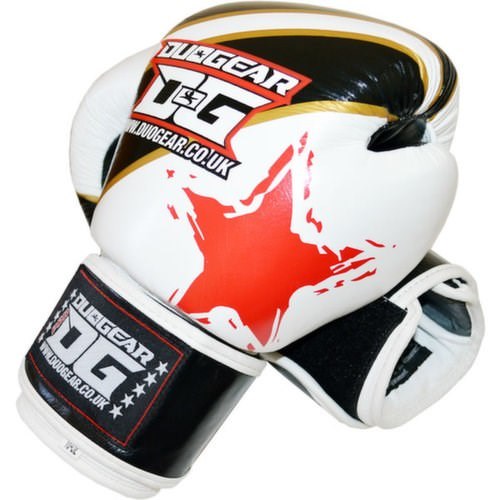 GENUINE COWHIDE LEATHER 'S&S' MUAY THAI KICKBOXING BOXING GLOVES (10oz - 16oz) - Picture 2 of 4