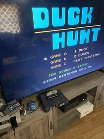 NES Super Mario Bros/Duck Hunt Game Cartridge Authentic Tested