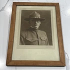 MILITARY WW1 US ARMY PERSONAL PHOTO FRAMED