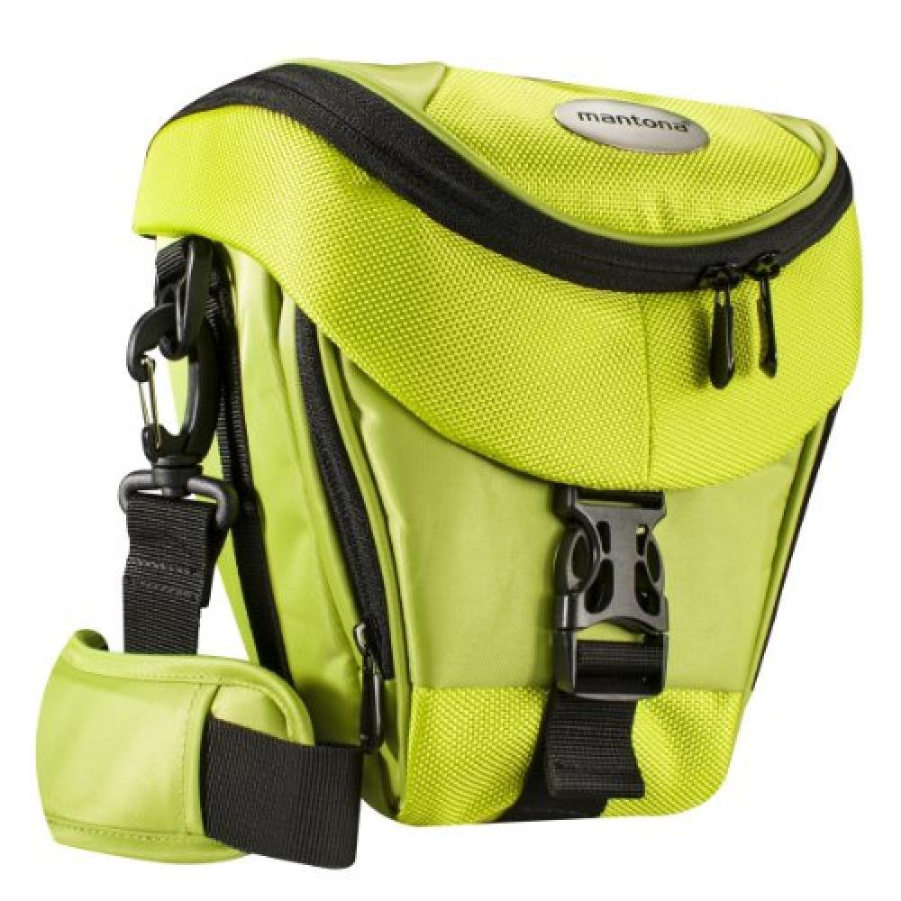 Mantona Premium Colt Borsa per Fotocamere Reflex, Verde Chiaro - NUOVO