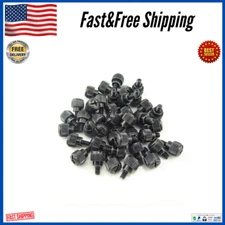 Honbay 40PCS 6#-32x5 M3.5 PC Computer Case Thumbscrews Thumb Screws Black Zinc..
