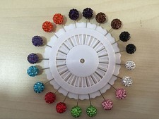 20pcs Muticolor Scarf Pin 10mm Muslim Hijab Scarf Pins Accessory Wholesale Hot