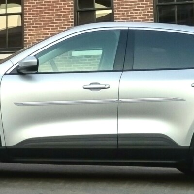 For: Ford Escape 2020-25 Painted Body Side Moldings w/Chrome Inserts #CF7-ESC20