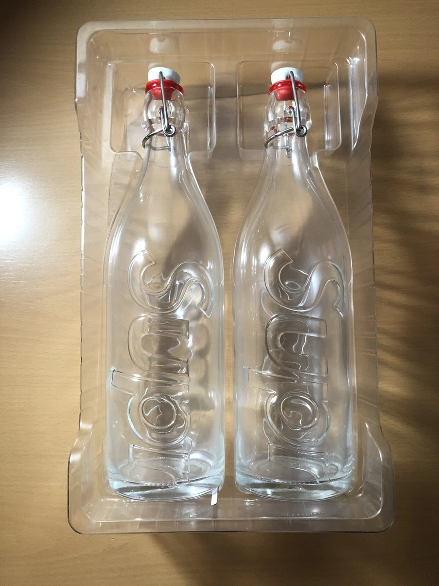 Supreme Swing Top 1.0L Bottle (Set Of 2) SHIPS ASAP **BOX DAMAGED**