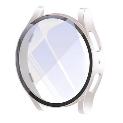 Slim PC Case with Screen Protector for Galaxy Watch Ultra/7/6/5/4 44mm 40mm 47mm