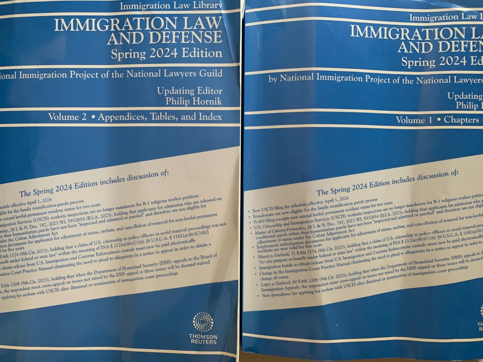 2024 Immigration Law And Defense Set 9798348638092 Philip Hornik Thomson Reuters