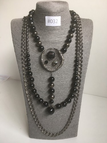 032 UK Modern Statement Necklace Chunky 