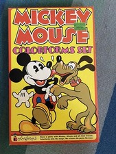 Vintage Disney Mickey Mouse Colorforms Set 1980