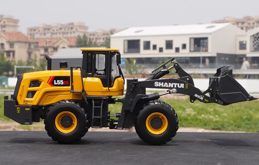 1:35 24CM SHANTUI L55-C5 Loader Construction Equipment Machine Diecast Model - Image 4 of 4