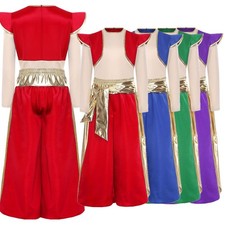 Kids Boys 2 Piece Outwear Outfits Holiday Set Tops Harem Pants Performing Show