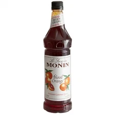 Monin Premium Blood Orange Flavoring Syrup 1 Liter 544SYPFR069F