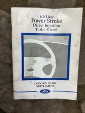 2002 Original FORD 6.0 Liter Power Stroke Turbo Diesel Owners Guide 64 pages