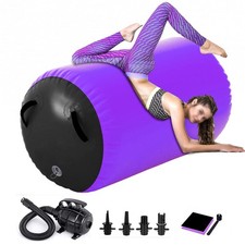 Gymnastics Air Roller Air Barrel Inflatable Tumbling Mat with Electric Pump