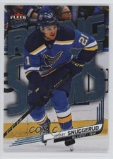2025 Upper Deck Fleer Ultra Rising Stars Platinum /99 Jimmy Snuggerud Rookie RC