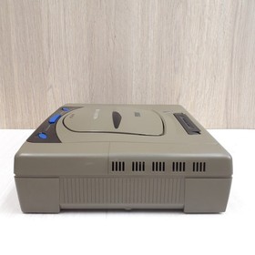 SEGA SATURN CONSOLE JAPAN GRAY Bundle with 2 Controllers 8 Games &Memory tested