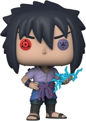 DAMAGED BOX Funko Pop! Naruto Sasuke Rinnegan Chidori Chase Figure AAA Exlcusive