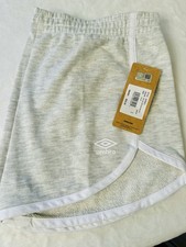 Umbro New Girls Athletic Shorts Size X-large 16 Elastic Waist NWT