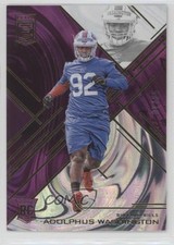 2016 Donruss Elite Elite Rookies Purple 7/25 Adolphus Washington #136 0v0