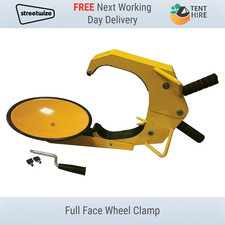 New Full Face Wheel Clamp Car Caravan Box Trailer Motorhome Horse Box Nemesis 