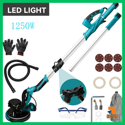   Elektrischer Trockenbauschleifer 1250W Wand Selbstansaugend Staubfrei