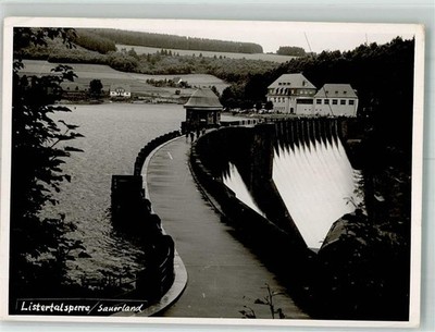38080382 - 5952 Attendorn barrier wall of the Lister dam photographer Otto