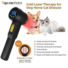 Low Level Laser Therapy Treatment 650/808nm Dog Hip Pain Medical Laser Device 8W